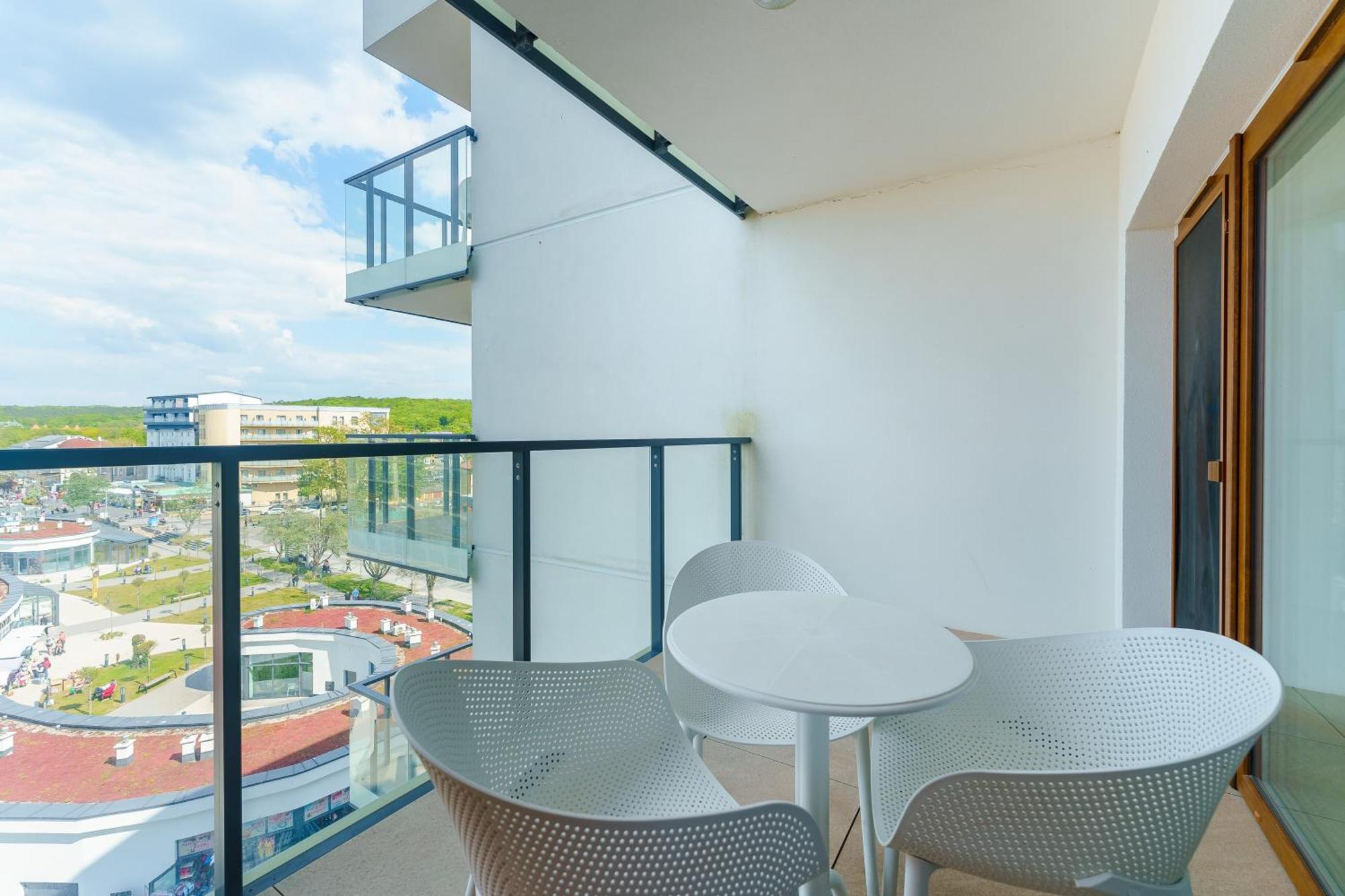Aquamarina Prima Deluxe Studios With Sea View By Noclegi Renters เมียนซิดดรอแย ภายนอก รูปภาพ